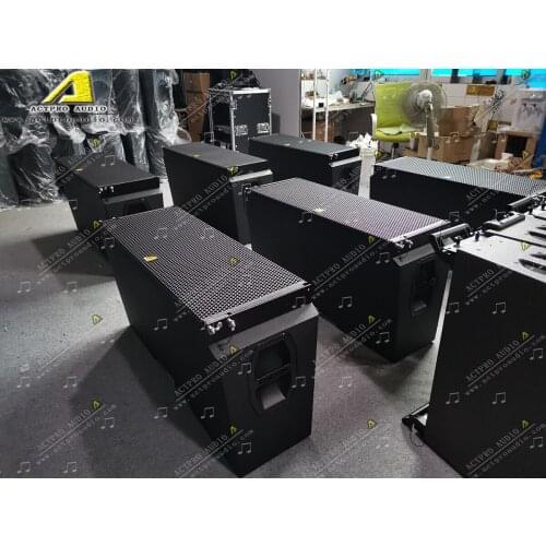 J8&J-SUB Dual 12inch line array Tops and double 18" Bass active speaker system
