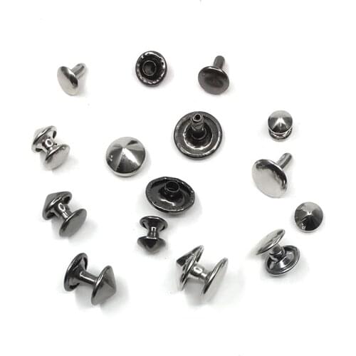 100sets Minaret shape rivets)Punk Rivet installation Tool Rivet Die Button molds nail Sewing repair tools Button machine