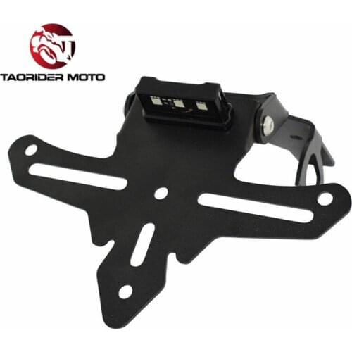 License Plate Holder Bracket Kit For Yamaha XSR155 XSR 155 2019 2020 2021 Tail Tidy Fender Eliminator with LED Light