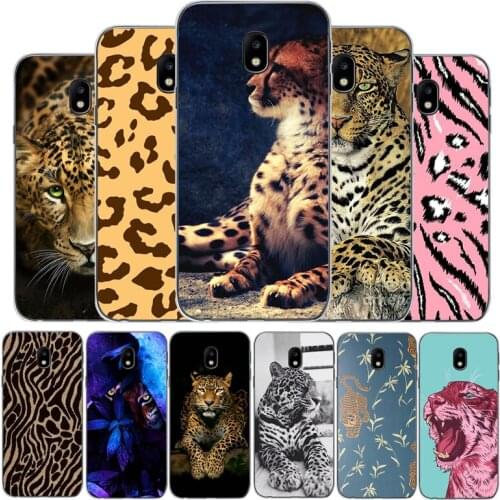 Lions, leopards Soft Silicone Phone Case For Samsung J3 J4 J7 J8 2018 J5 J7 2017 J5 J7 2016 J7 Prime J4 J7 plus