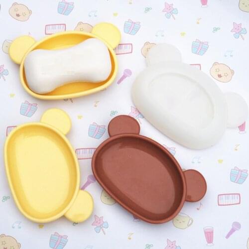 New Transparent Silicone Mould Resin Decorative Craft DIY bear storage plate Mold epoxy resin molds for jewelry