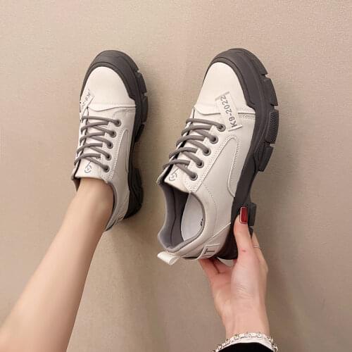 2021 New Ladies Fashion Shoes Women Boots Autumn Comfortable Feminine Martin Boots Thick Ankle Boots Female Zapatos De Mujer