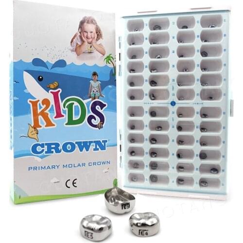 Dental Orthodontic Customized Ortho SS Kids Primary Molar Crown