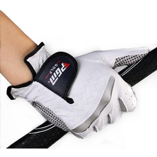 PGM Breathable Golf Gloves Left or Right Hand Leather Golf Golves Sheepskin Ladies Golf Gloves Anti-slip 1PC