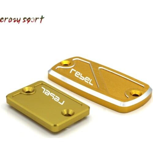 Front Rear Brake Fluid Reservoir Cover Cap For HONDA REBEL300 REBEL500 REBEL 300 500 2017-2018 Motorcycle Parts