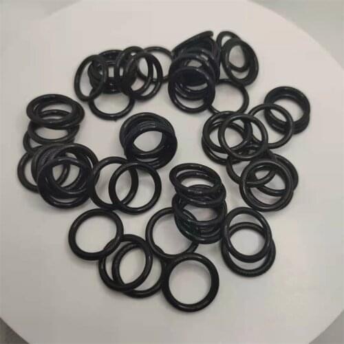 120pcs 16mm Glasses Chain Silicone Ring Non-Slip Accessories Diy Jewelry Findings Connectors Sealing Ring O-Ring Silicone Gasket