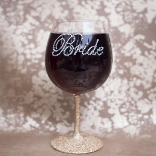 Bride to be Bridesmaid Sticker Gift Bag shirt tote robe hat glass decoration wedding bridal shower Bachelorette hen Party favor