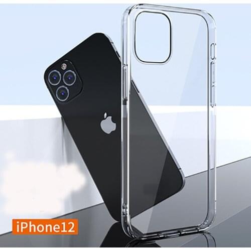 Ultra Thin Phone Case For Iphone 12 11 Pro Mini 6s 6 8 7 Plus 5 5S SE X Xs Max Xr SE 2020 Soft Transparent Cover Silicone Coque