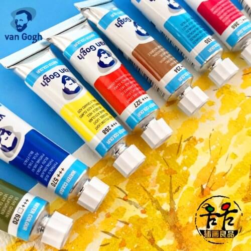 Van Gogh Watercolor Paint Tube Single 10ml New Layered Color Immersion Color 72 color Sub-Pack Art Supplies For Artist