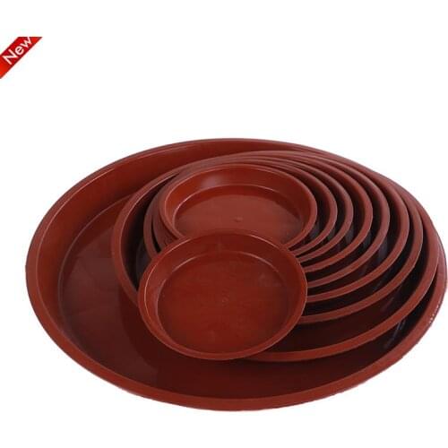 1PCS Round Shape Plastic Solid Color Garden Pot Saucer Plant Pot Drip Tray Planter Pallet Flower Pot Tray Home Garden Pot Case