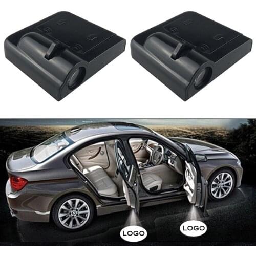 1PCS Universal Wireless LED Shadow Projector Courtesy Step Lights Car Door Welcome Lights Shadow Light Laser Emblem Lamps Kits