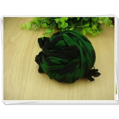 54 colors mix shipping or only one color ship double color stocking flowers/nylon flower /silk flower making/ DIY flowers craft