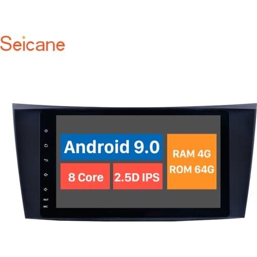 Seicane 8 inch Android 10.0 Radio IPS Full Screen GPS Car Multimedia Player for 2002-2008 Mercedes Benz E W211 E200 E220 E230