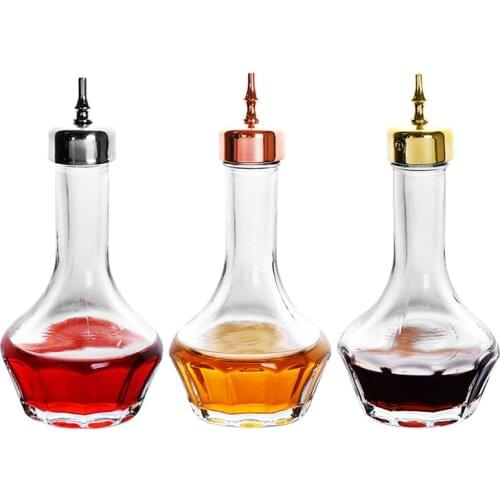 Beveled Dash Bottle 50ml Bitter Bottle Glass Liquor Pourer Bar Tool Bartender Decanter Cocktail Barware Wine Pourer