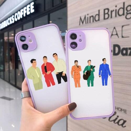 Maneskin Damiano David Phone Case For iPhone 12 11 Mini Pro XR XS Max 7 8 Plus X Matte transparent Purple Back Cover