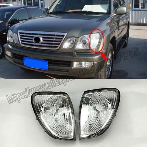 For Lexus LX470 1998-2007 2pcs/1Pair Front Corner lamp Turn Signal marker Light