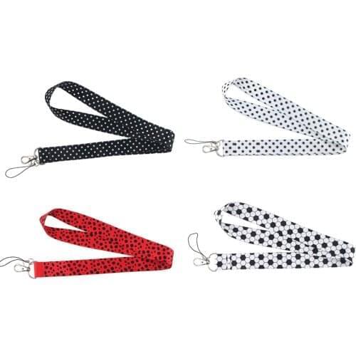 E2357 Simple Waves Point Multi-function Mobile Phone Strap Tags Neck Floral Lanyard for key ID Lanyard Badges Neck Strap webbing