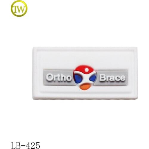 Factory Sale Custom design garment 3D soft pvc labels rubber patch