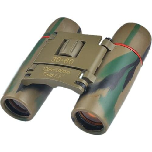 Hot Sale High Magnification Hd Night Vision Binoculars Pocket Low Light Binoculars Professional Camouflage 30x60 Binoculars