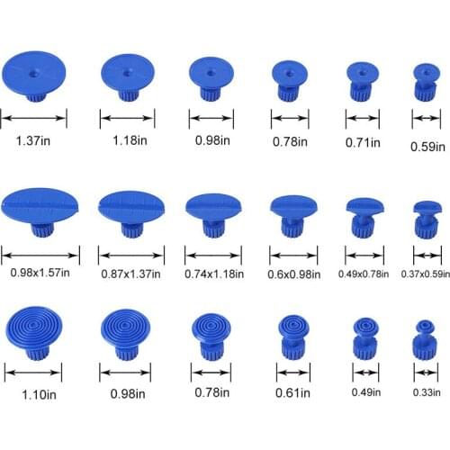 Car sink repair tool auto repair sheet metal dent repair suction sucker bump repair 18pcs cushion Car depression repair tools