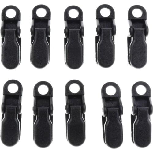 10Pc Plastic Tent Awning Clip Clamp Tarp Clips Snap Outdoor Camping Hiking Survival Tighten Tool