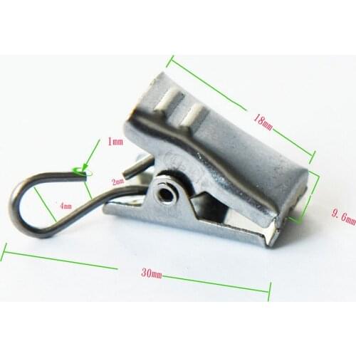Pack 10 Heavy Duty Curtain Clips with Hook Spring Clamps Hanger Clip Carrier