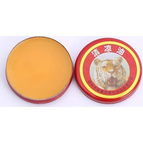 60pcs Red Tiger Head Menthol Balm Refreshing Relief Headache Essential Oil Massage to relieve headaches