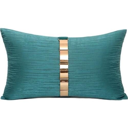 Light Luxury Cushion Cover Set Plain Green Waist Pillowcase Decorative Cushions For Living Room Sofa 45x45cm/30x50cm
