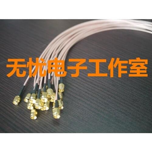 Radio frequency signal line SMA male head / male head straight connection line high frequency signal line 60CM