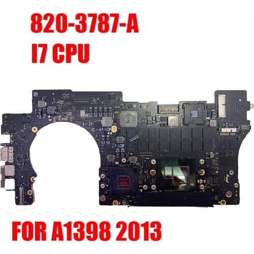 A1398 Motherboard FOR MacBook Retina Pro 15.4" A1398 Logic Board i7 2.3GHz 2.6Ghz 16GB RAM 820-3787-A 100% Test 2013 2014