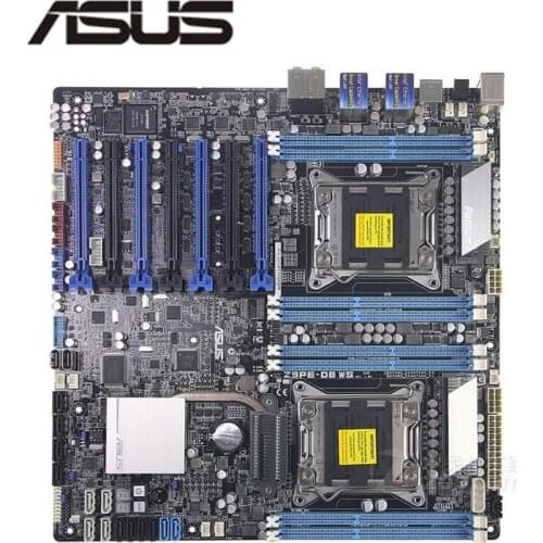 For ASUS Z9PE-D8 WS Used original For Intel C602 Server motherboard Socket LGA 2011 DDR3 X79 X79M Motherboard