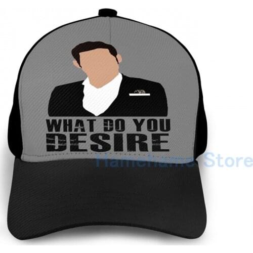 Fashion Lucifer -What do you disire Basketball Cap men women Graphic print black Unisex adult hat