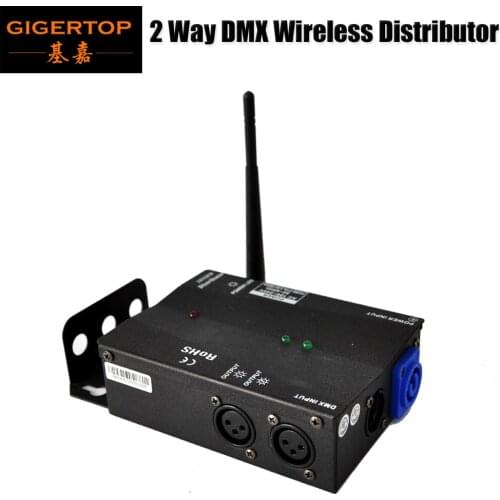 Multiple Installation Methods 2DMX Distributor with 2.4G Wireless DMX High Voltage Protection Independent Input and Output Signa