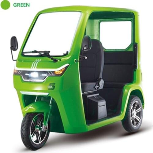 New Adult Electric Tricycle Mini Green Power Three Wheels Passenger Vehicles Tuk Tuk Car