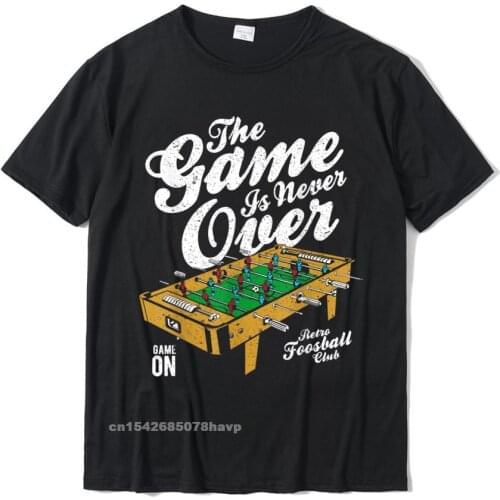 Birthday Gifts For Women Men Retro Foosball T-Shirt Vintage T-Shirt Coupons Mens T Shirt Casual Tops Shirts Cotton Normal