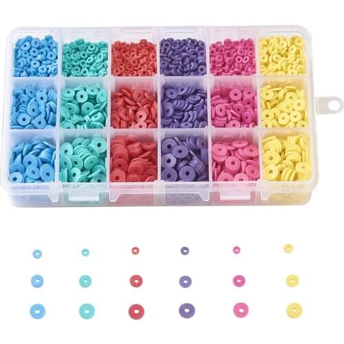 6-Color Multi-Specification Polymer Clay Pieces Boxed DIY Handmade Color Polymer Clay Beaded Ornament Accessories wholesale