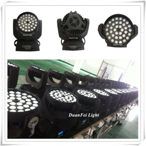 10 lot led lyre wash moving head with zoom 36x10w 4in1 led moving head wash light rgbw wash moving head led
