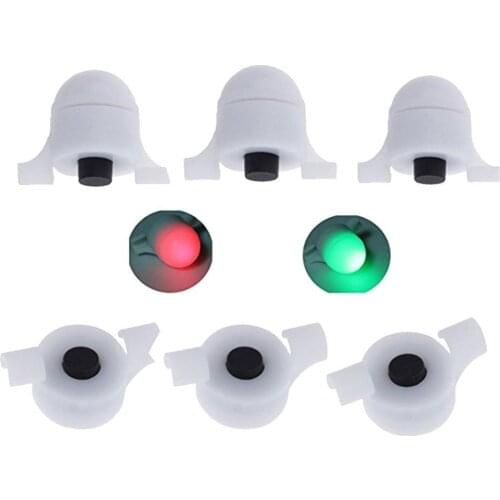 2 in 1 LED Night Fishing Rod Tip Clip on Fish Alarm Signal Luminous Fishing Lamp Lamp Induction Light Electronic C0D4