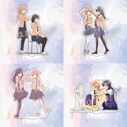 1pcs Anime Cartoon Bloom Into You Koito Yuu Printed Acrylic Stand Figure Cosplay Prop Desk Decor Collection Boy Girl Gift