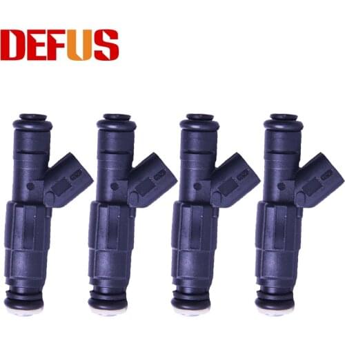 4X High Quality Fuel Injector Valve 700cc Car-Styling Nozzle Injection Kit for Dodge Jeep Geely Chrysler Car Engine Injector Kit