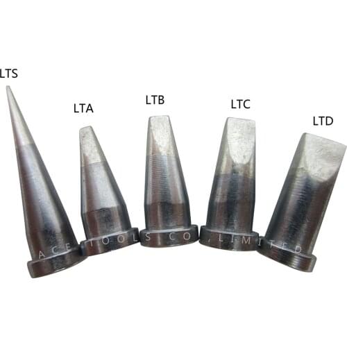 5 PCS Weller LT Replace Soldering Tips for WP80 WSP80 WSFP8 WD1000 WD2000 WSD81 WS81 WSF81D8 WS81D5 Iron Handle Nozzle Pencil