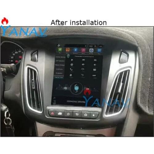 Tesla style Vertical screen Car GPS Navigation For-Ford Focus 2012-2018 Head Unit Multimedia radio Player Car Navigation