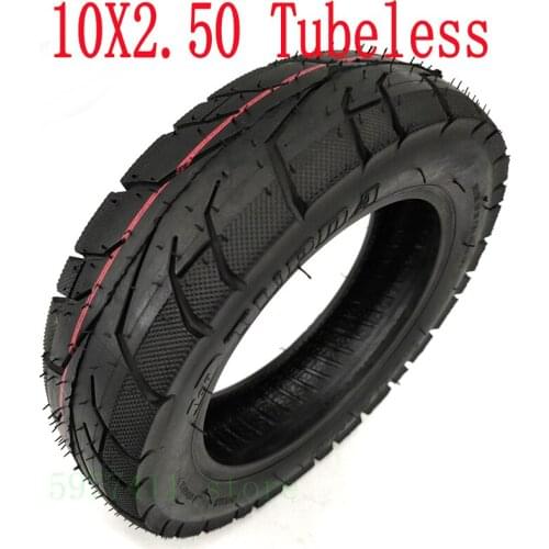 10 Inch Tubeless Tire 10x2.50 is Suitable For Electric Scooter Balance Car and Bicycle Tire
