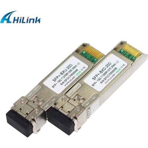 Free Shipping !!! Strong Compatibility Mini GBIC 20km/40km/60km 10G WDM BIDI SFP 1270nm/1330nm DOM LC Connector