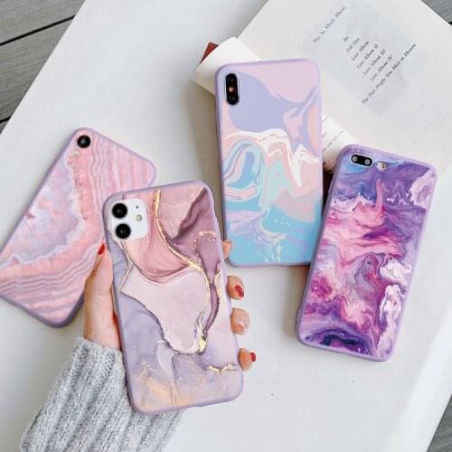 Phone Case For Samsung Galaxy A22 A21S A02S A10 A12 A31 A32 A40 A50 A51 A52 A71 A72 S9 S10 S21 Ultra S20 FE Plus S8 Marble Funda