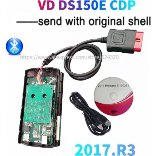 DHL70PCS NEW VCI VD DS150E CDP V9.0 PCB 2017.R3 KEYGEN with Bluetooth for Cars & Trucks obd2 Diagnostic Repair Tool