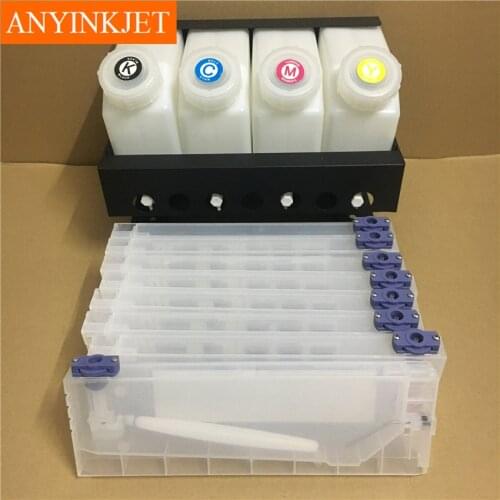 Double 4 color bulk ink system for Mimaki JV33 JV5 JV3 printer ( 4tanks+8 cartridges)
