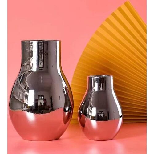 Porcelain Flower Vase High-class Ceramic Artwork Living Room Home Office Desktop TV Cabinet Decoration Excellent Craftmanship