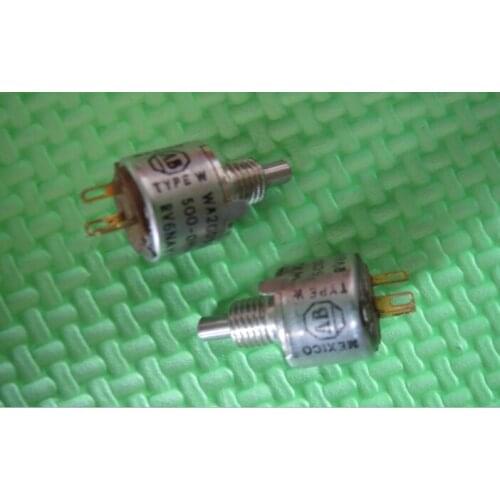 [VK] RV6NAYSD501A imported American antique AB 500R ceramic potentiometer handle length 12MM switch