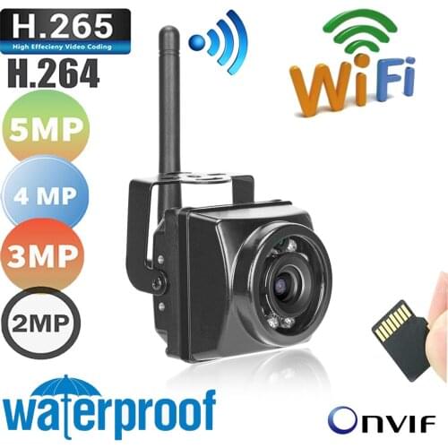 IP66 5MP 8MP 1080P Night Vision Outdoor IR Box Mini WIFI IP Camera Audio Wireless Security Waterproof Camhi Bird Cage Bus Robot